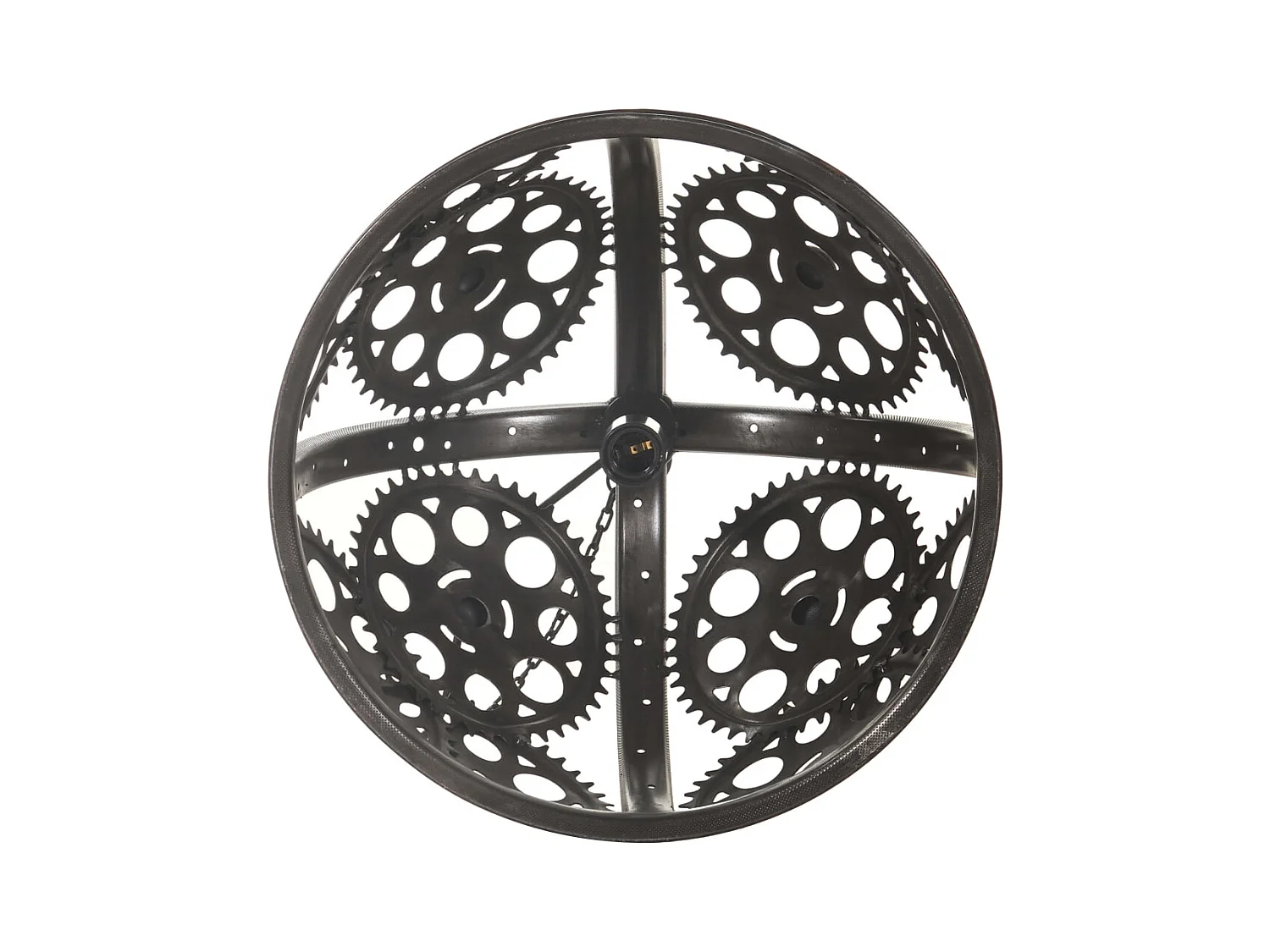 Plafonnier industriel en forme de roue dentée 45 cm E27 FR108845