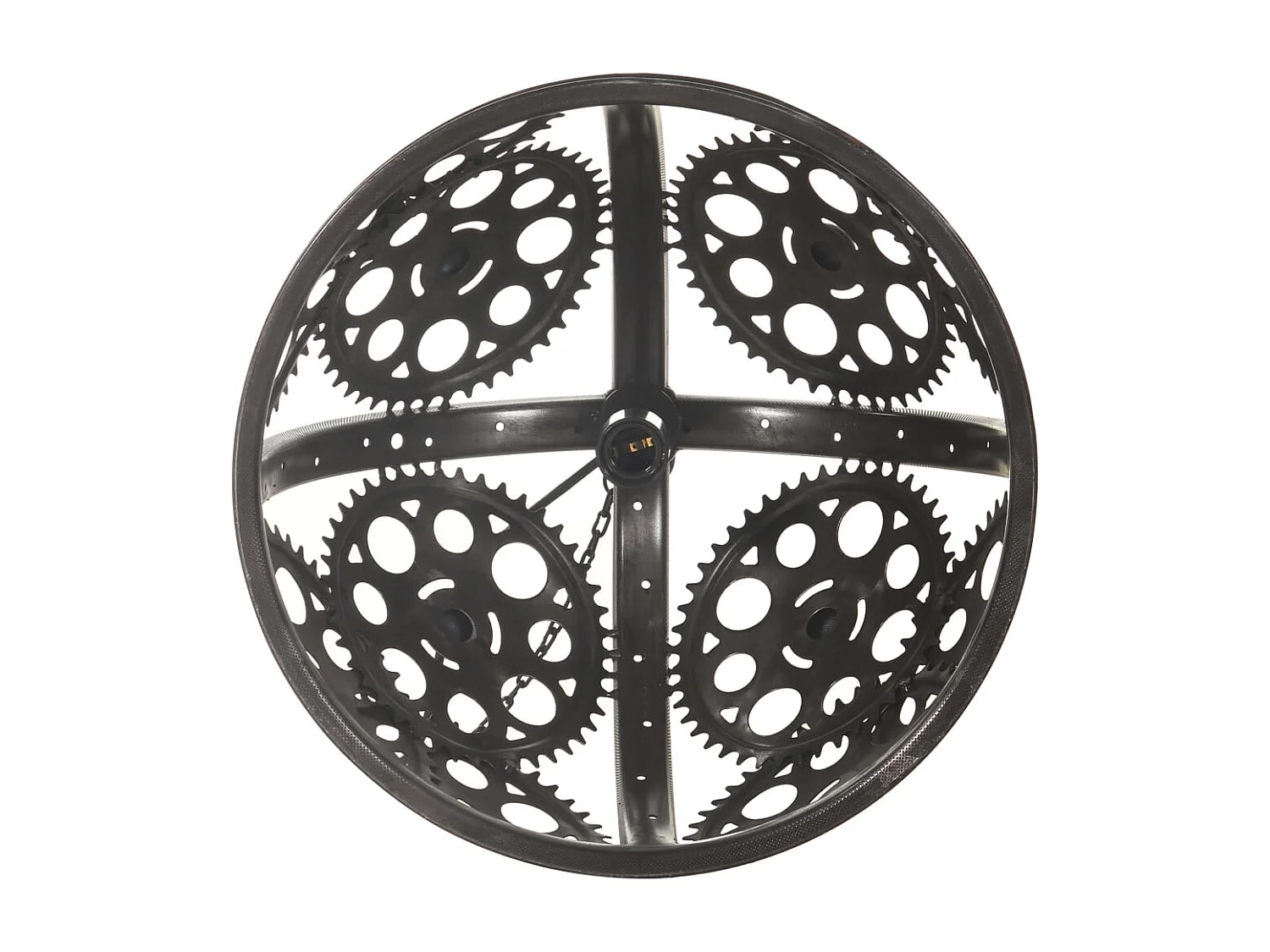 Lámpara de techo industrial diseño de rueda dentada 45 cm E27 ES455919