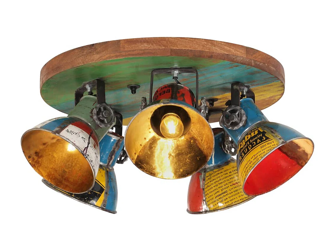 Lámpara de techo de colores 25 W E27 50x50x25 cm ES741060