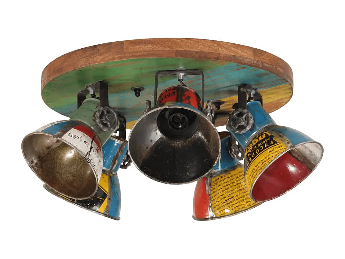 Lámpara de techo de colores 25 W E27 50x50x25 cm ES741060