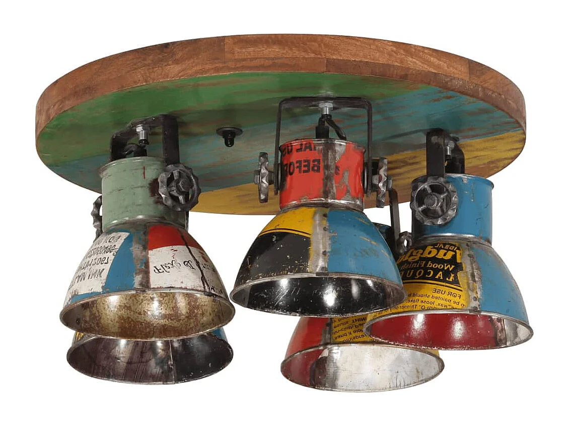 Lámpara de techo de colores 25 W E27 50x50x25 cm ES741060