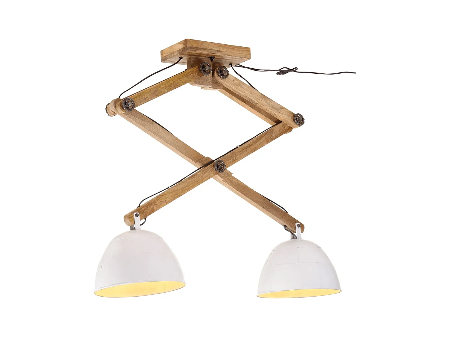 Plafonnier 25 W blanc 29x18x85 cm E27 FR548872