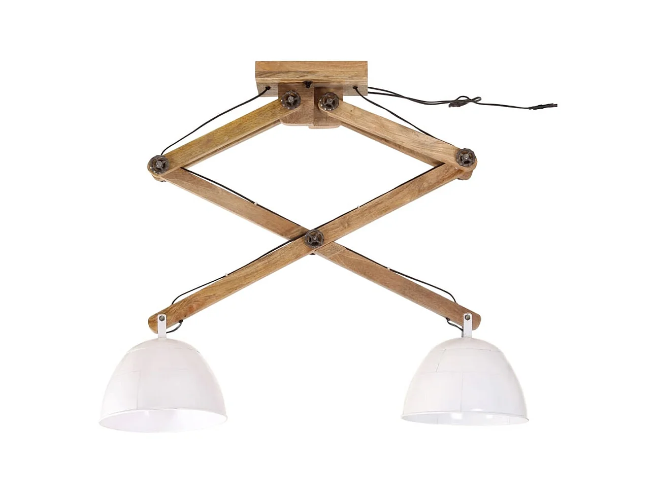 Plafonnier 25 W blanc 29x18x85 cm E27 FR548872