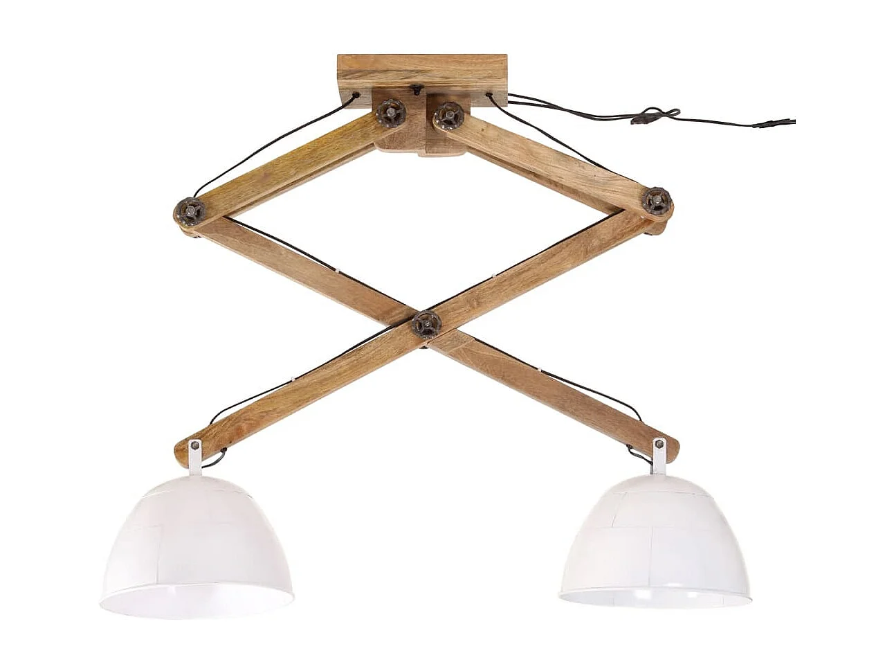 Lámpara de techo blanca 25 W E27 29x18x85 cm ES156366