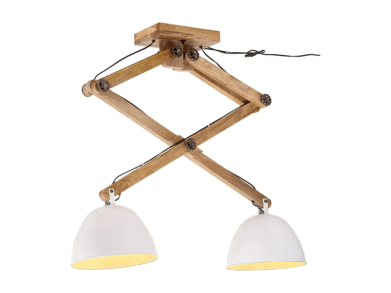 Plafonnier 25 W blanc 29x18x85 cm E27 FR548872