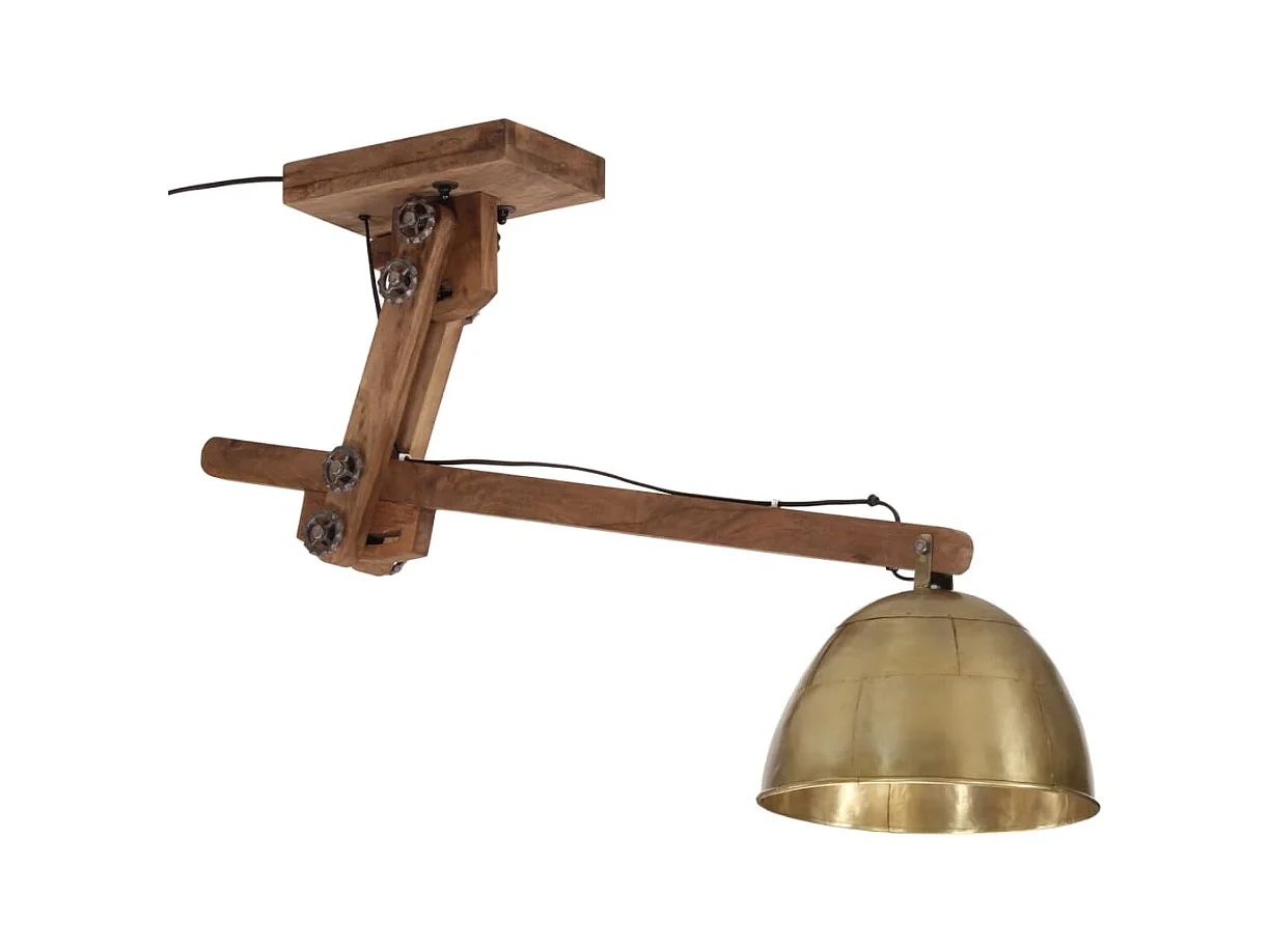 Lámpara de techo latón vintage 25 W E27 105x30x65-108 cm ES747798