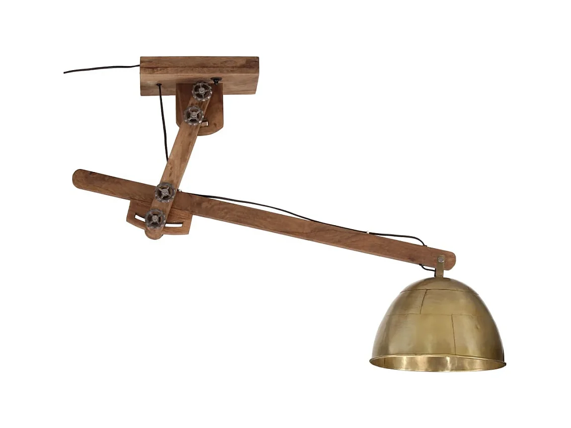 Lámpara de techo latón vintage 25 W E27 105x30x65-108 cm ES747798