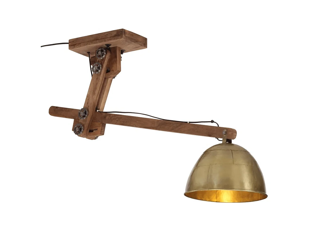 Plafonnier 25 W laiton antique 105x30x65-108cm E27 FR636295