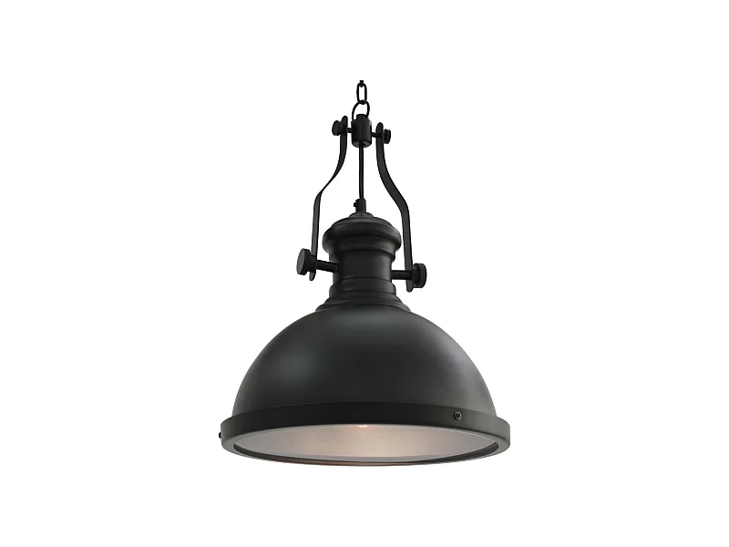 Candeeiro de teto redondo E27 preto PT470024