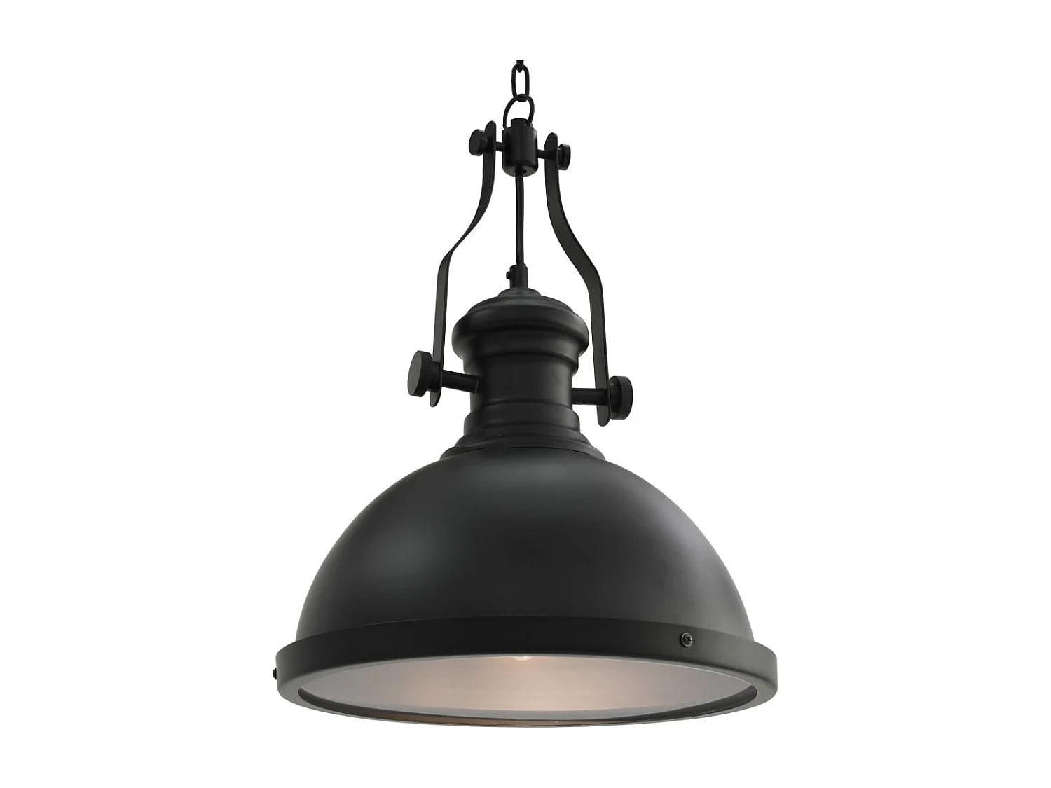 Plafonnier Noir Rond E27 FR469881