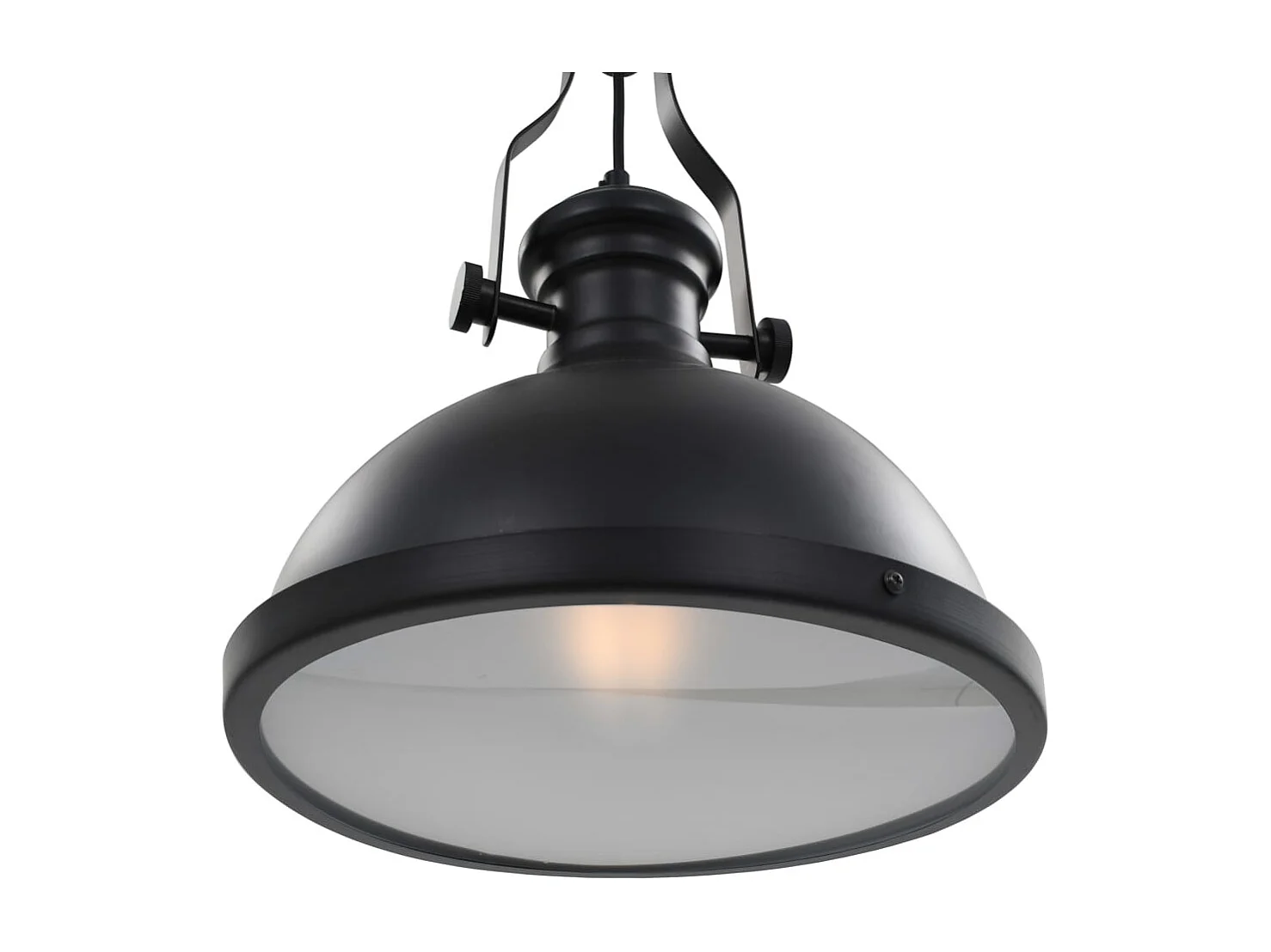 Plafonnier Noir Rond E27 FR469881