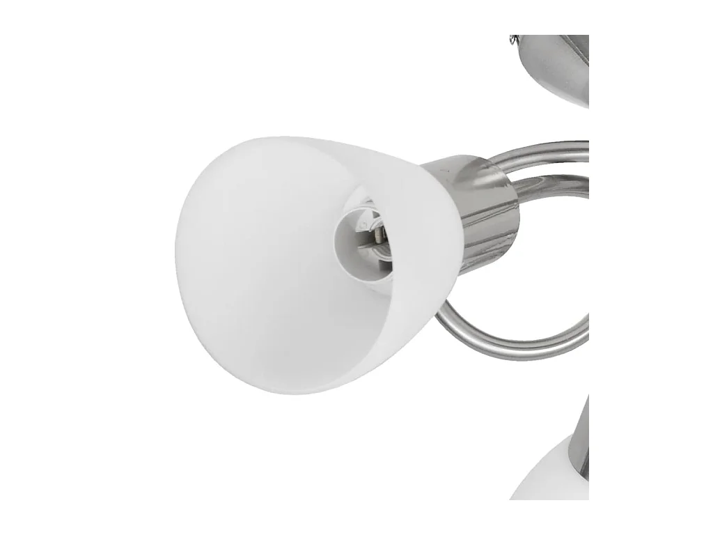 Plafonnier avec abat-jour en verre pour 3 ampoules E14 FR979795