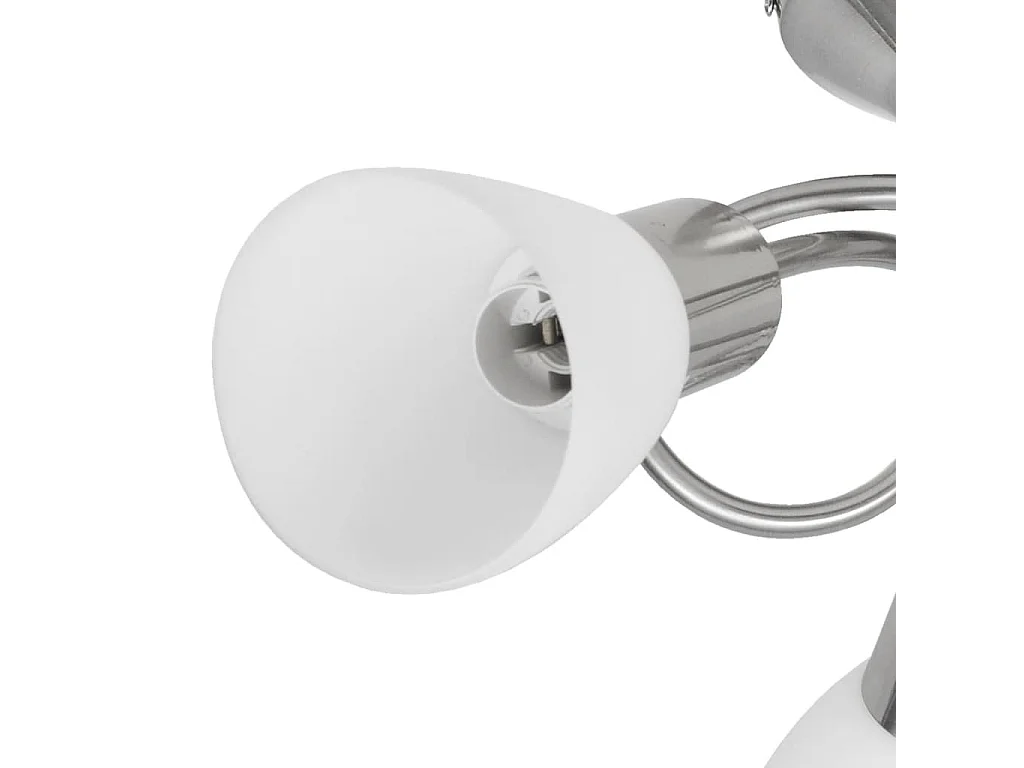 Plafonnier avec abat-jour en verre pour 3 ampoules E14 FR979795