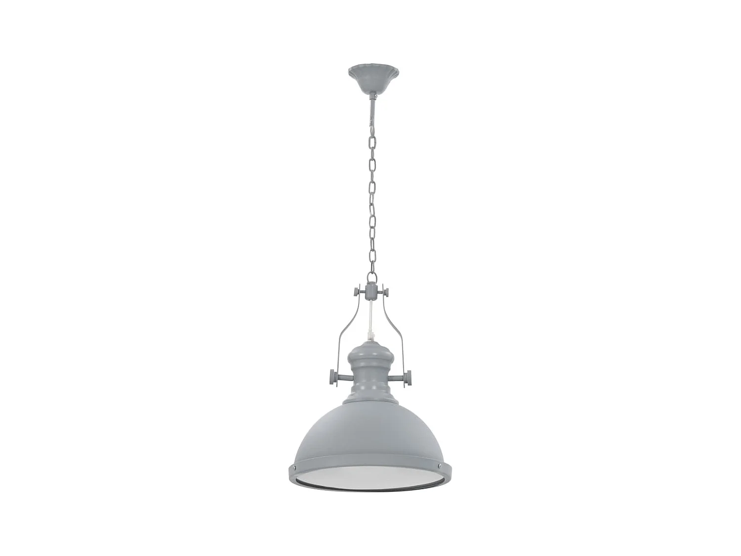 Plafonnier Gris Rond E27 FR513947