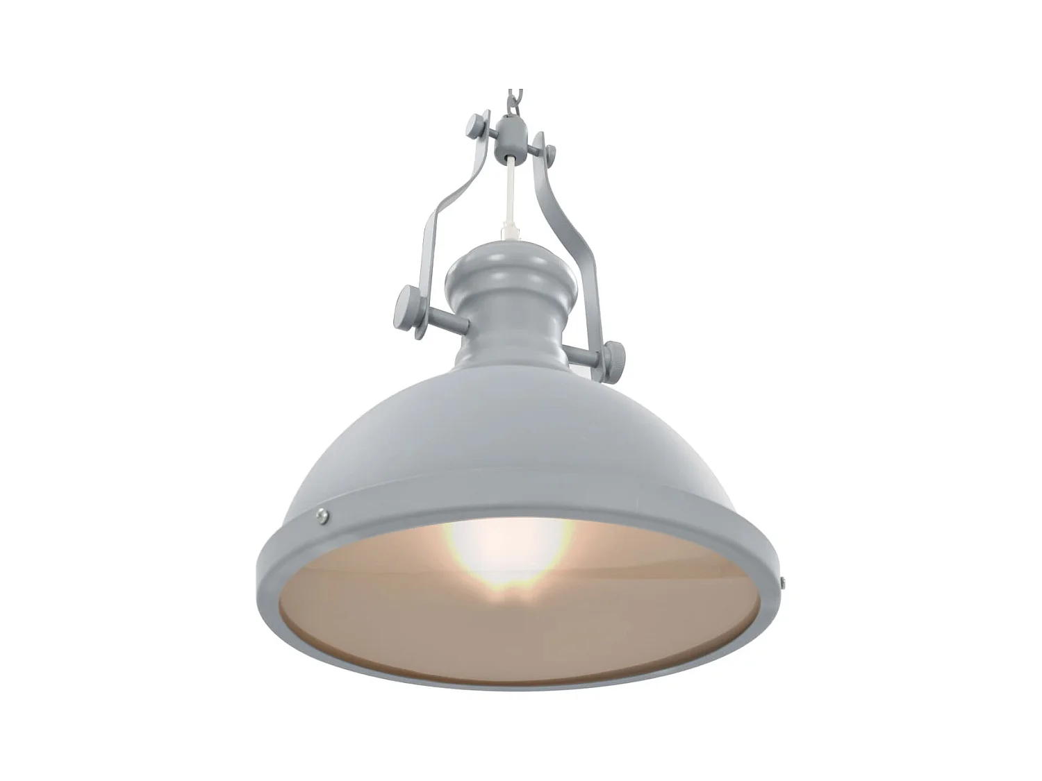 Plafonnier Gris Rond E27 FR513947