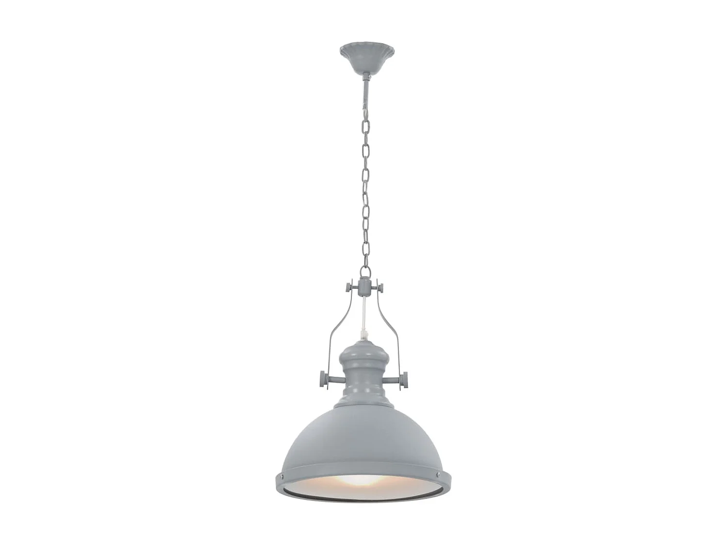 Plafondlamp rond E27 grijs BE713066