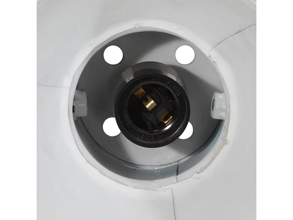 Plafonnier 25 W bleu délavé 35x35x25 cm E27 FR348109