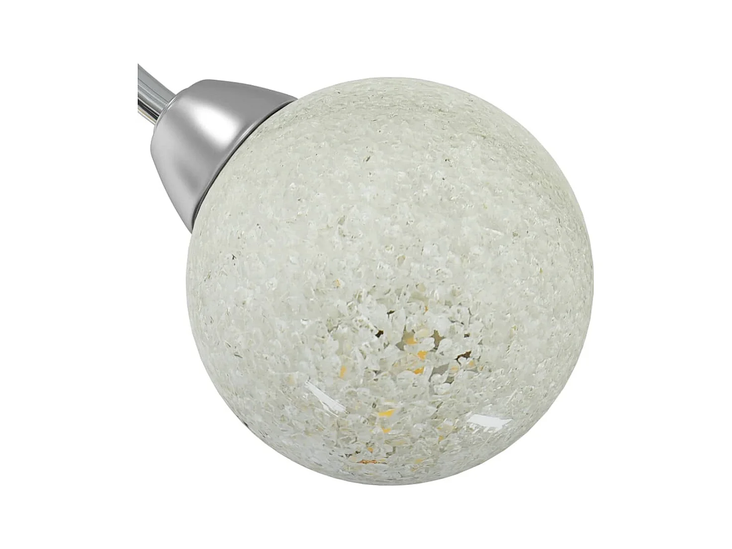 Lámpara de techo pantallas cristal redonda 5 bombillas LED G9 ES341447