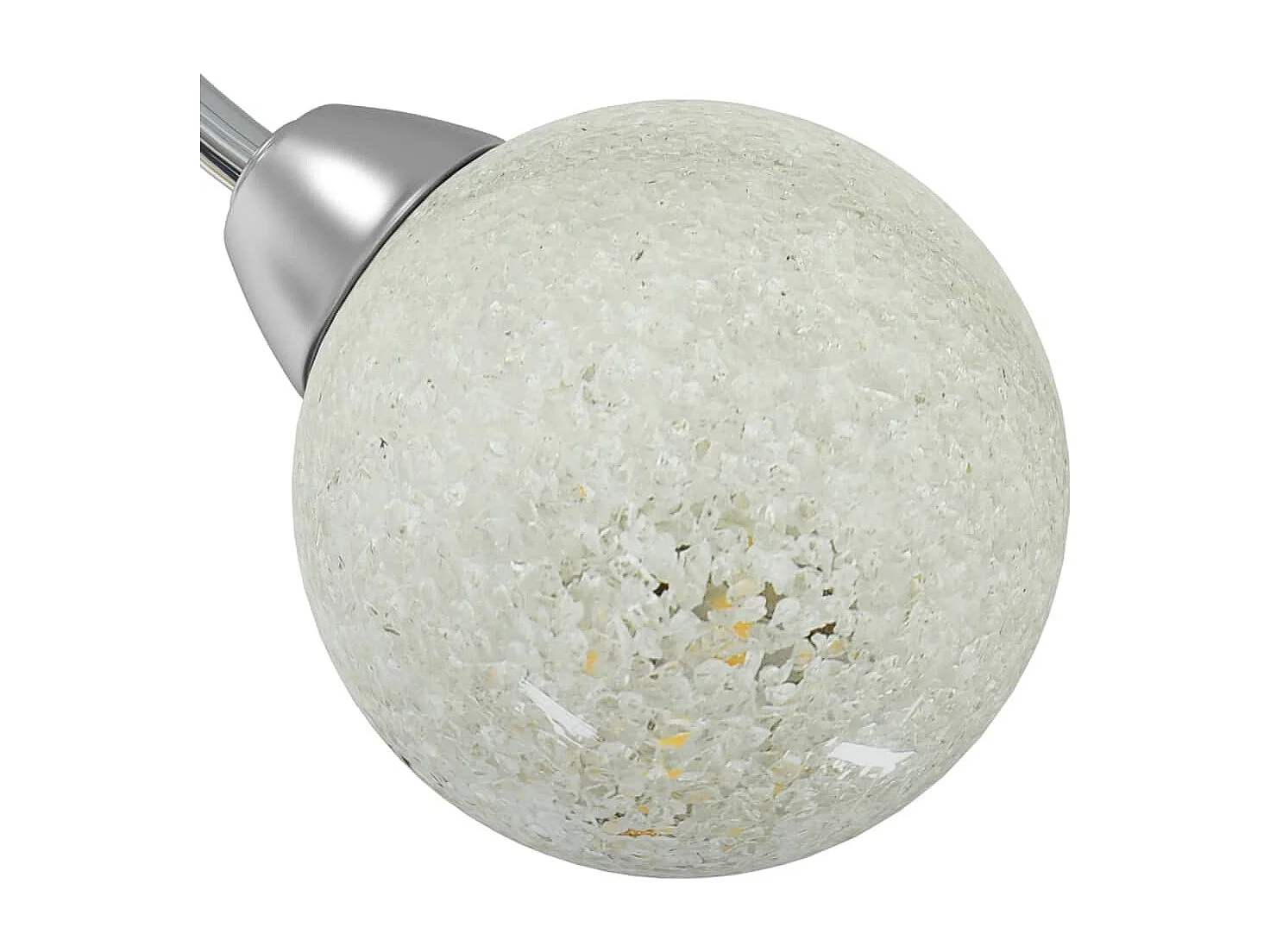 Lámpara de techo pantallas cristal redonda 5 bombillas LED G9 ES341447