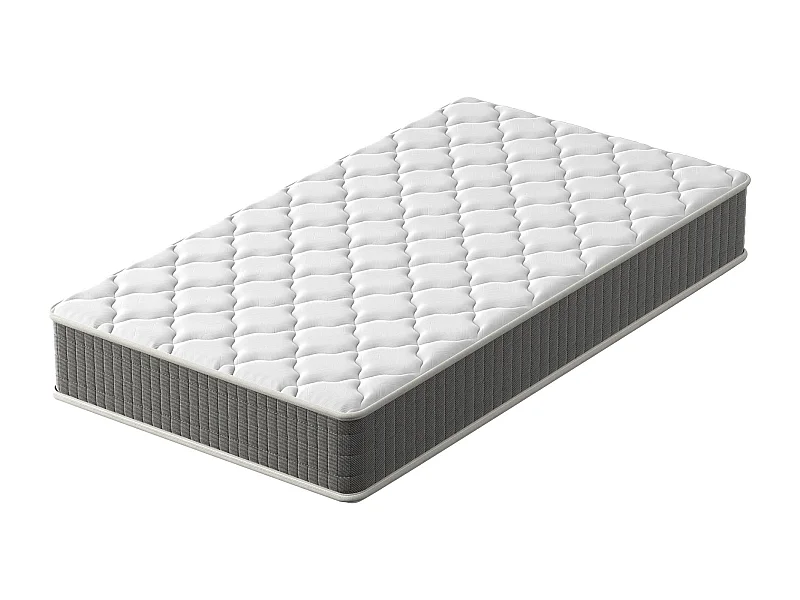 Matelas Ressorts 90x190x20cm, Comfort, 7 Zones Ergonomie