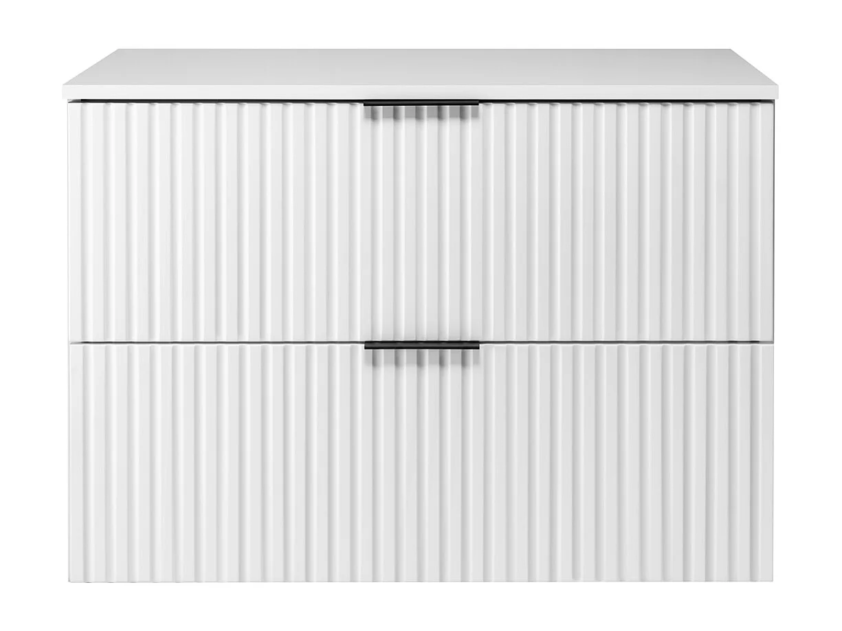 Meuble de salle de bain FLOW 80 cm blanc avec plan