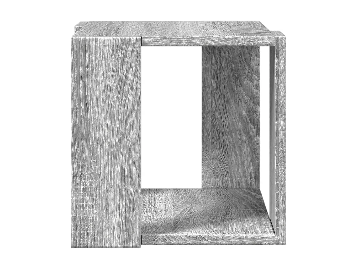 Table basse sonoma gris 32x32x30 cm bois d'ingénierie FR745130