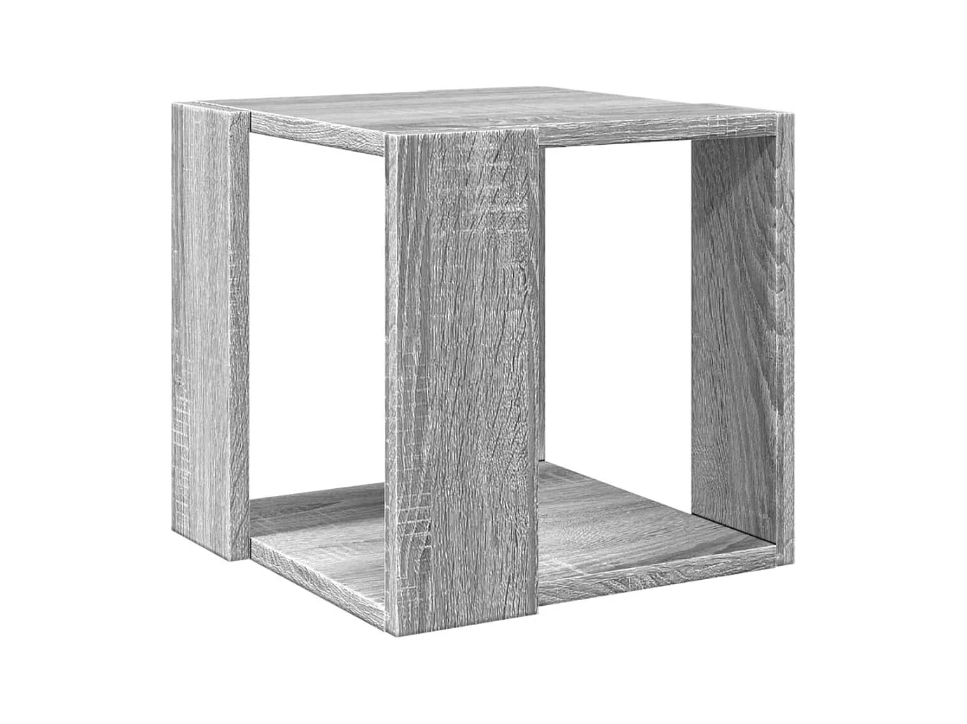 Mesa de centro madera de ingeniería gris Sonoma 32x32x30 cm ES973466