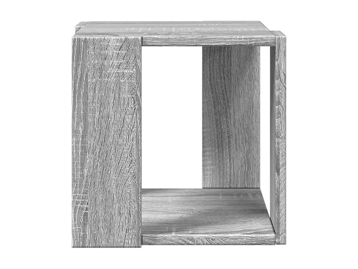 Mesa de centro madera de ingeniería gris Sonoma 32x32x30 cm ES973466