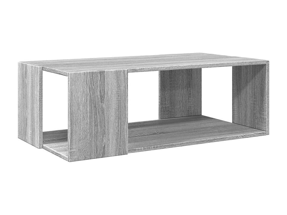 Salontafel 89,5x48x30 cm bewerkt hout grijs sonoma eikenkleurig BE149027