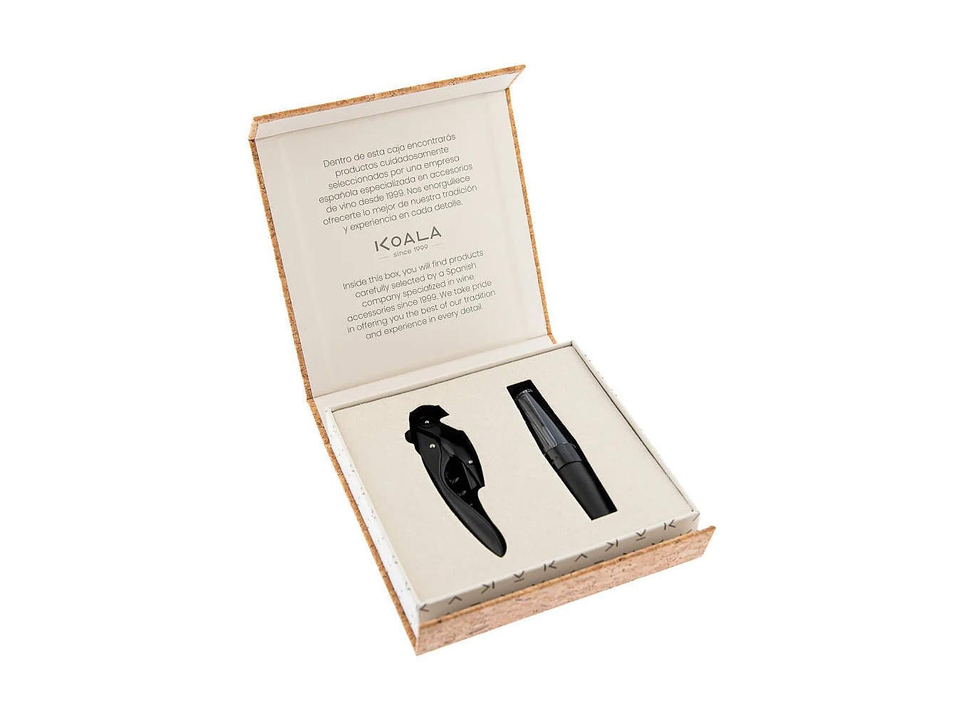 Uncork Noir - Coffret avec tire-bouchon High Tech et aérateur de vin