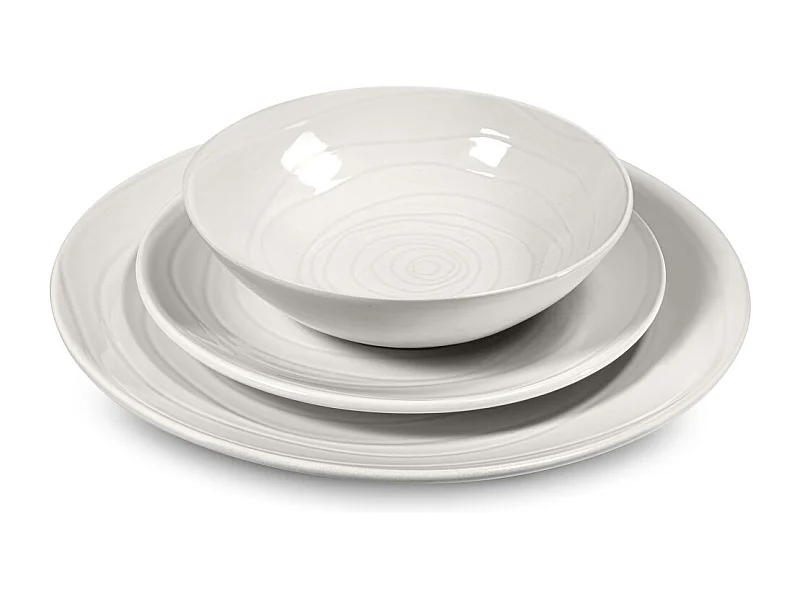 Vibe Blanc - Service de vaisselle 18 pièces