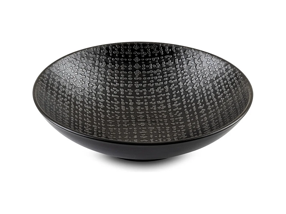 Tweed Noir - Service de vaisselle 18 pièces