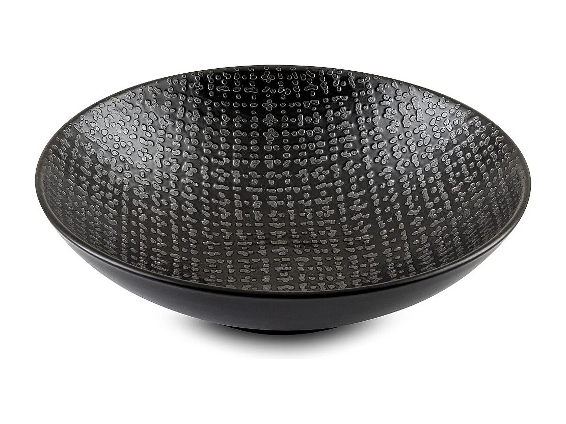 Tweed Noir - Service de vaisselle 18 pièces