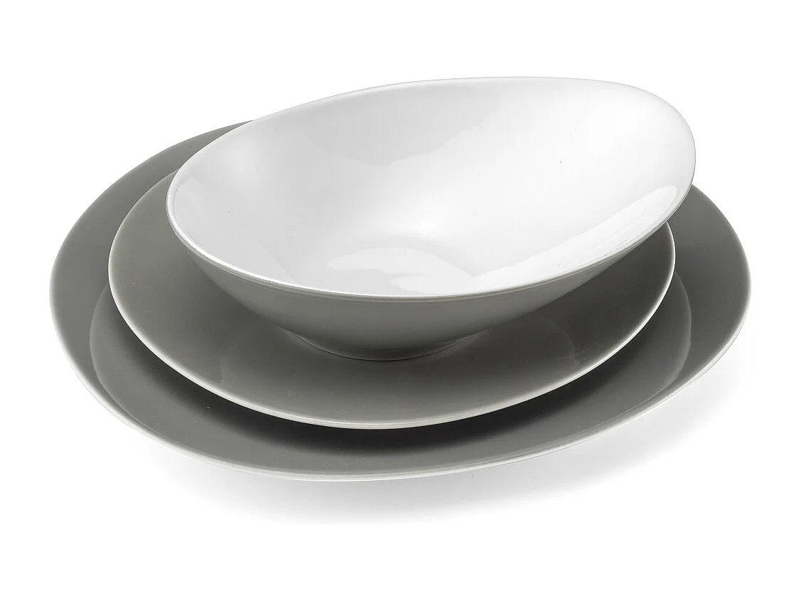 Sven Gris - Service de vaisselle 18 pièces