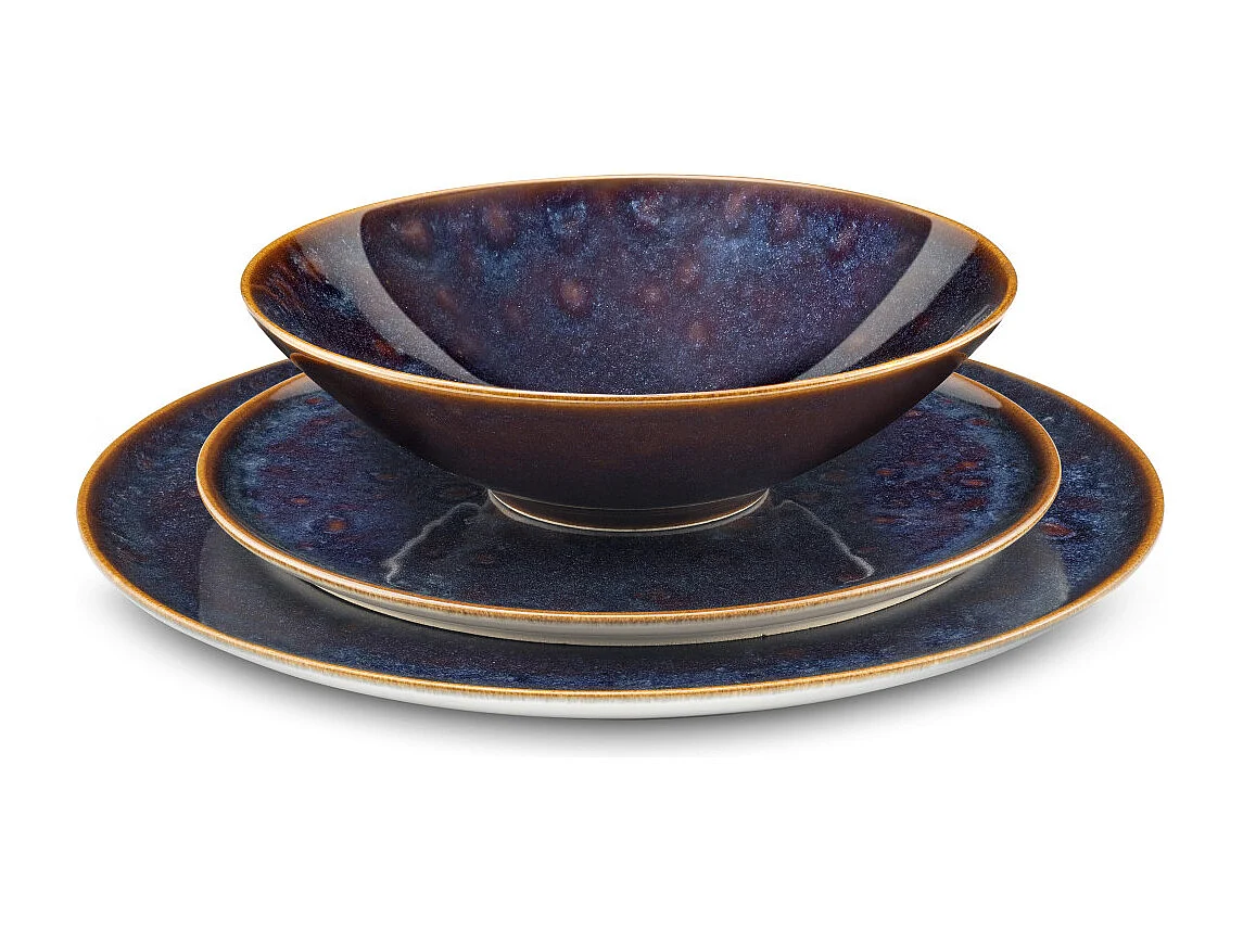 Yumi Bleu - Service de vaisselle 18 pièces