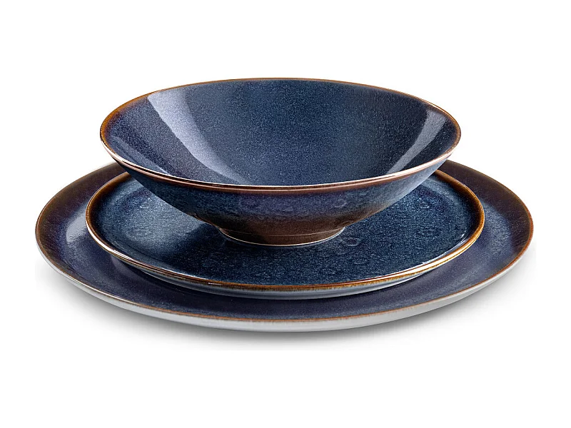 Yumi Bleu - Service de vaisselle 18 pièces