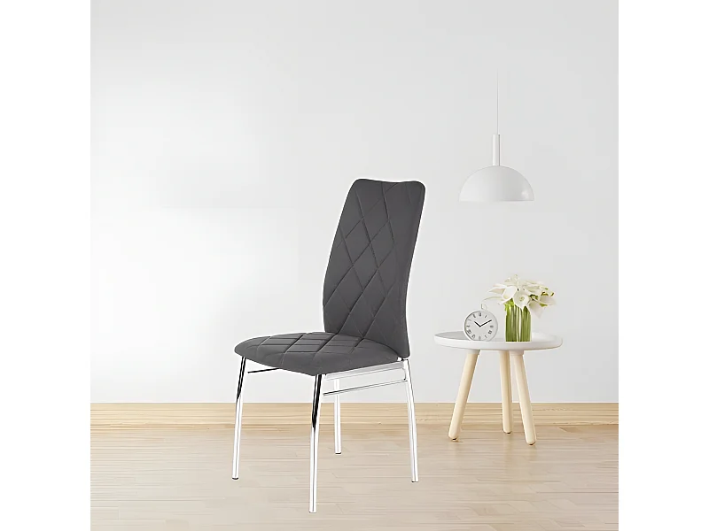 Stuhl K309/Stoffbezug/Schwarz