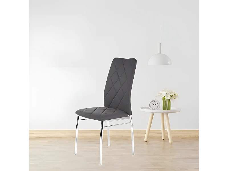 Stuhl K309/Stoffbezug/Schwarz