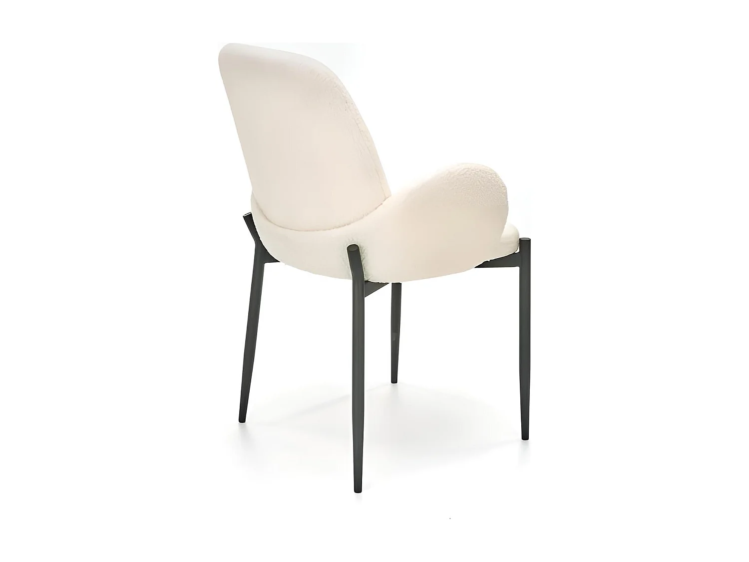 Sedia K477/rivestimento in tessuto-boulcé/beige