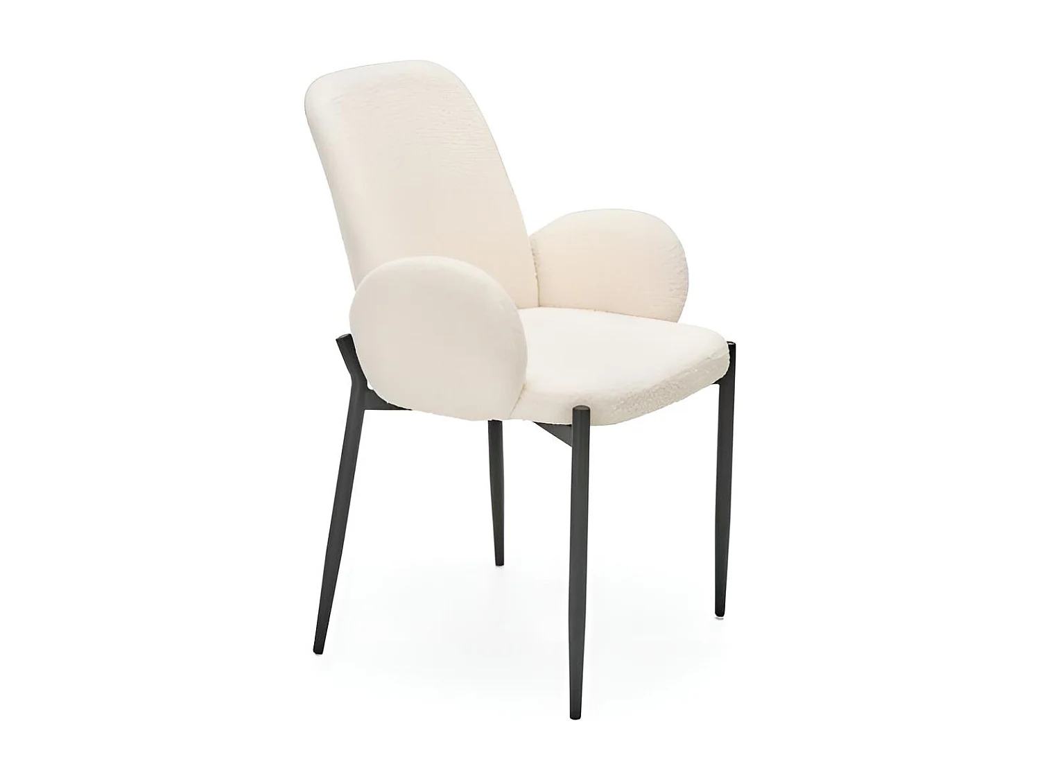 Sedia K477/rivestimento in tessuto-boulcé/beige