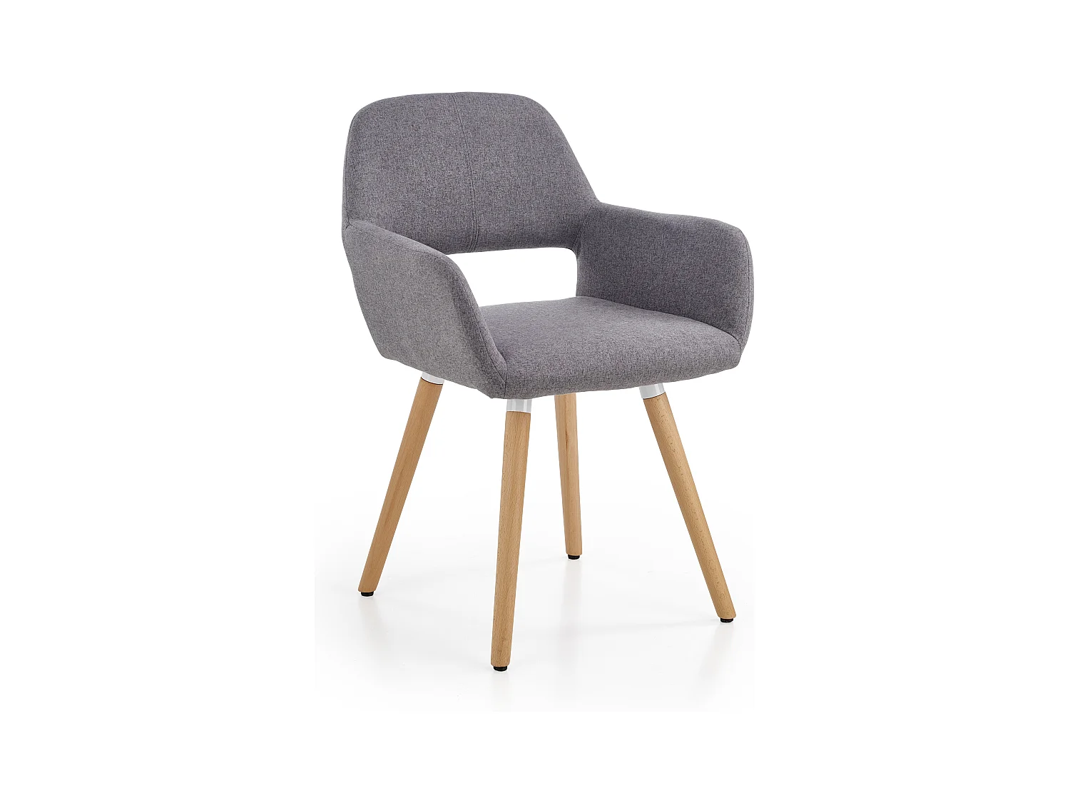 Stuhl K283/Stoffbezug/Grau