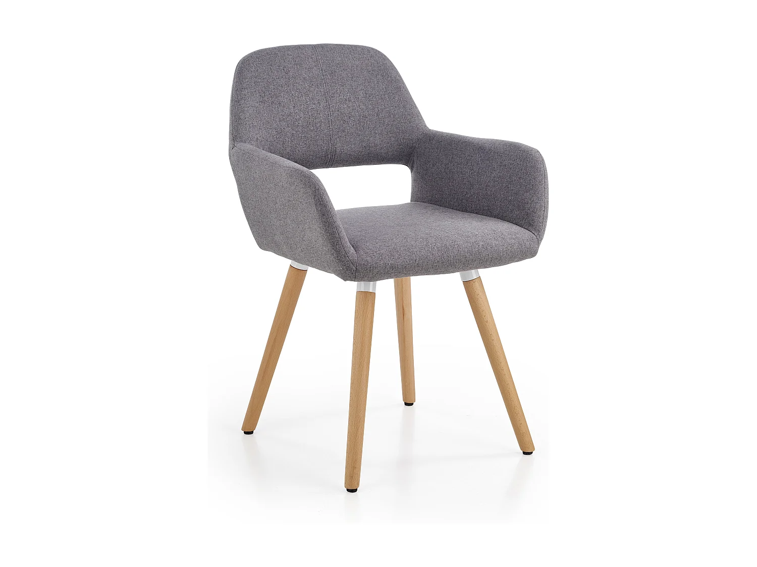 Stuhl K283/Stoffbezug/Grau