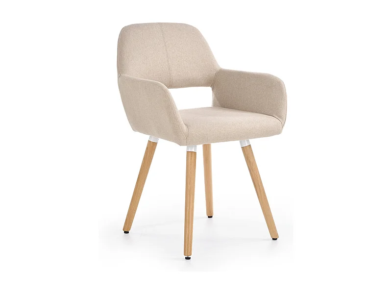Chaise K283/Housse en tissu/Beige