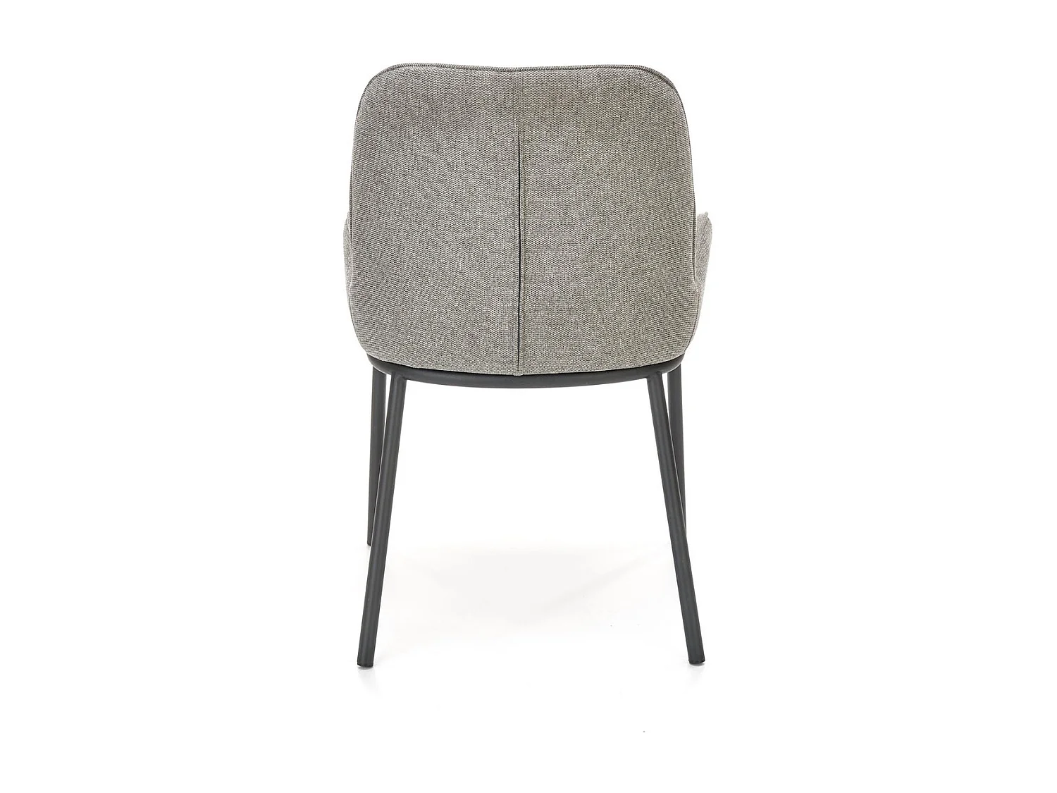 Sedia K481/Rivestimento in tessuto/Grigio
