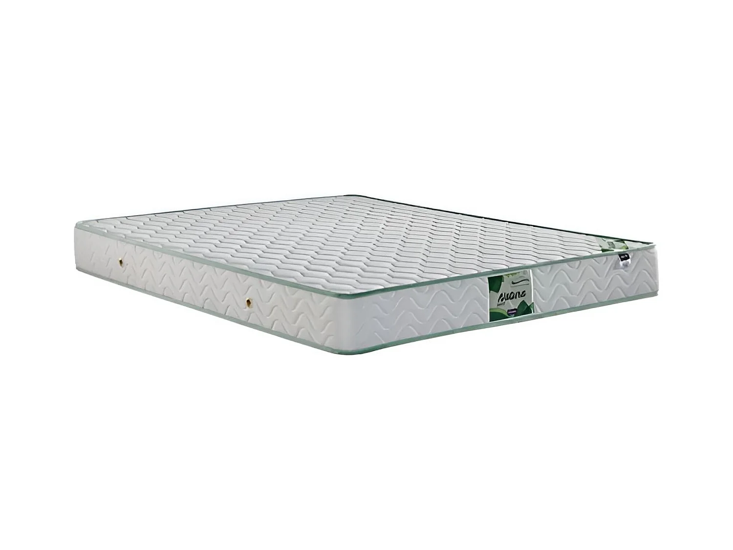 Matelas Almero Natura /140x200/ressorts et alèses/blanc