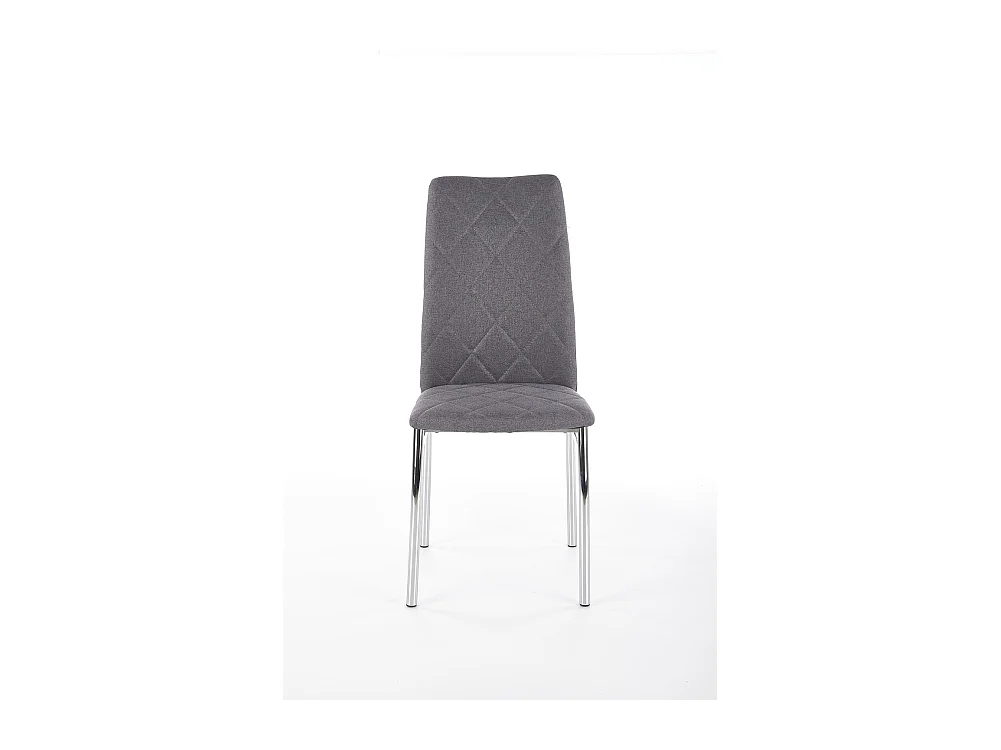 Sedia K309/rivestimento in tessuto/Grigio