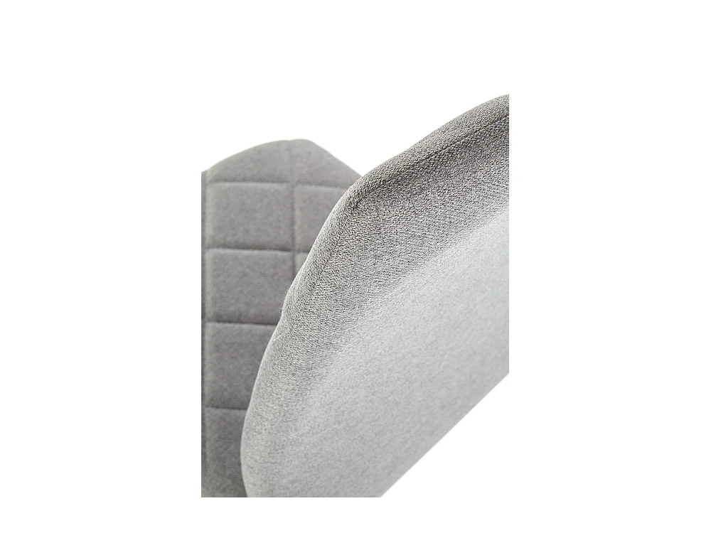 Sedia K309/rivestimento in tessuto/Grigio