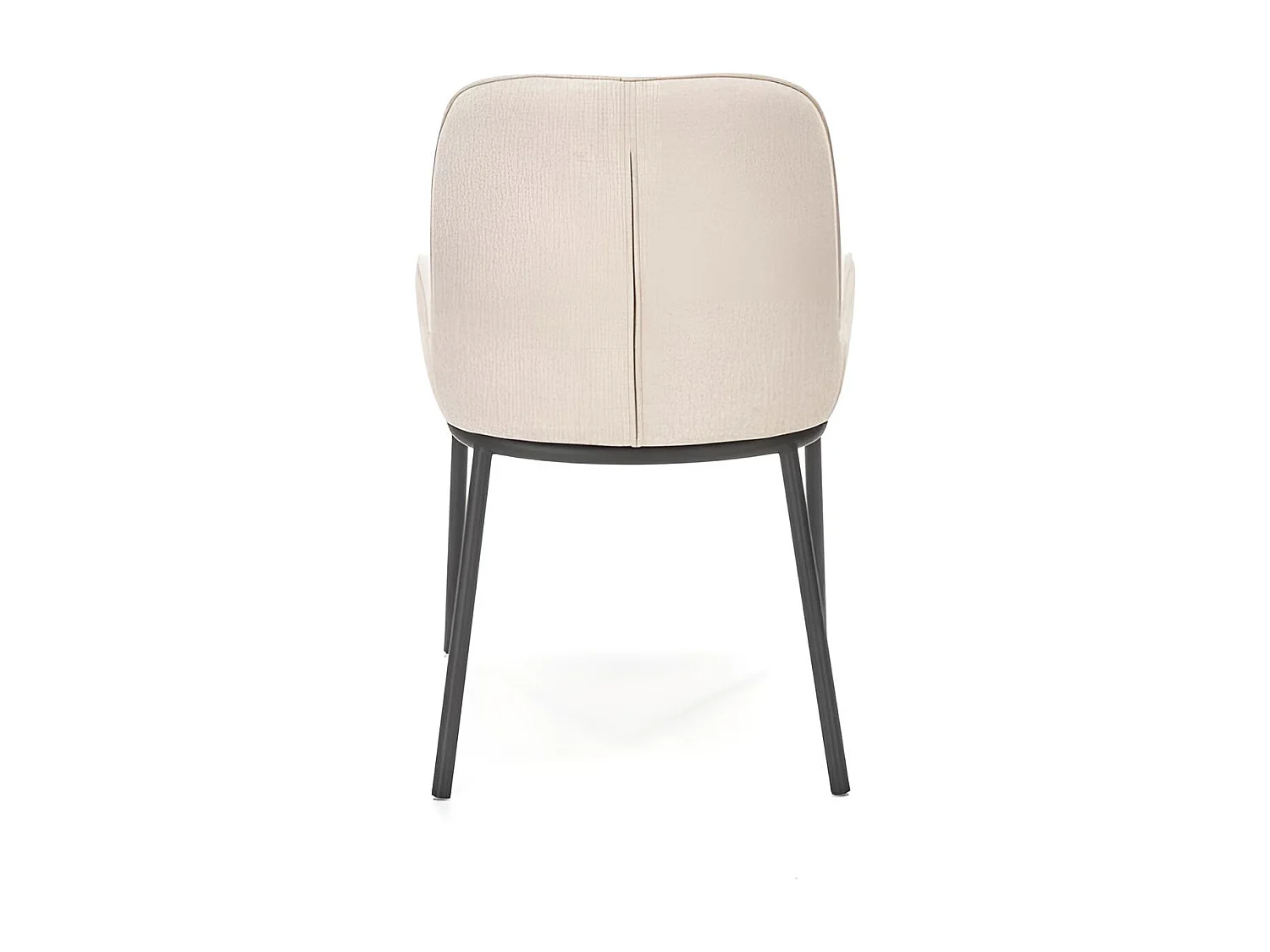 Sedia K481/Rivestimento in tessuto/Beige