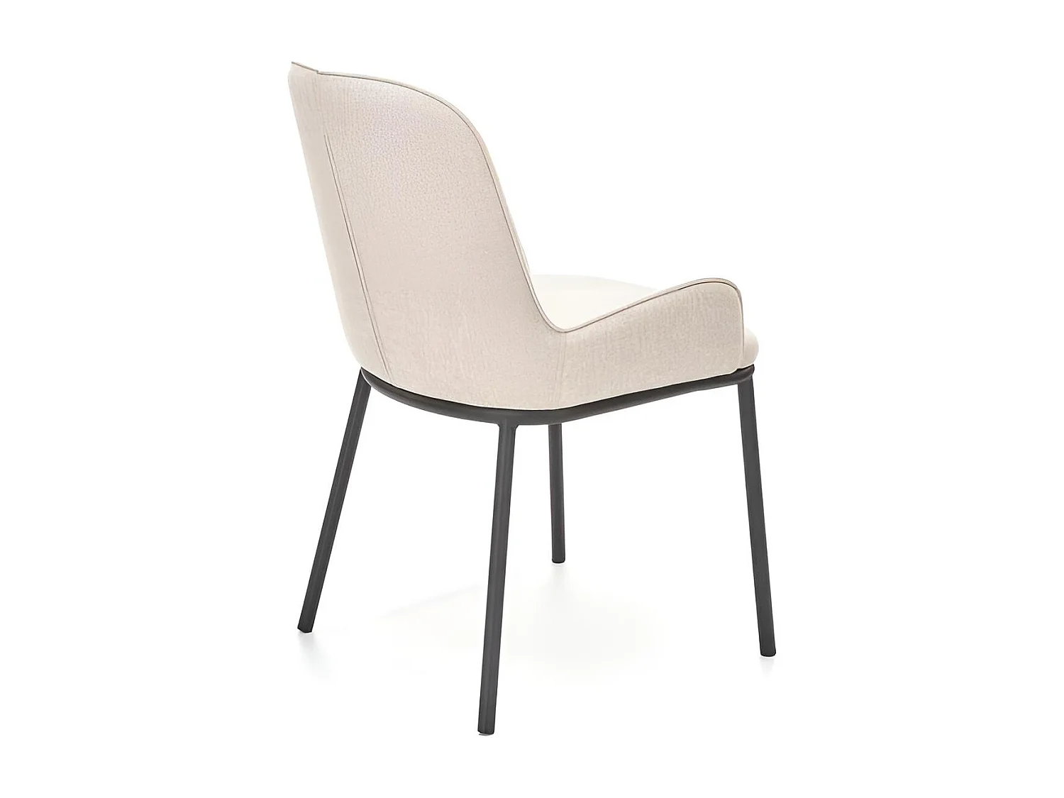 Sedia K481/Rivestimento in tessuto/Beige