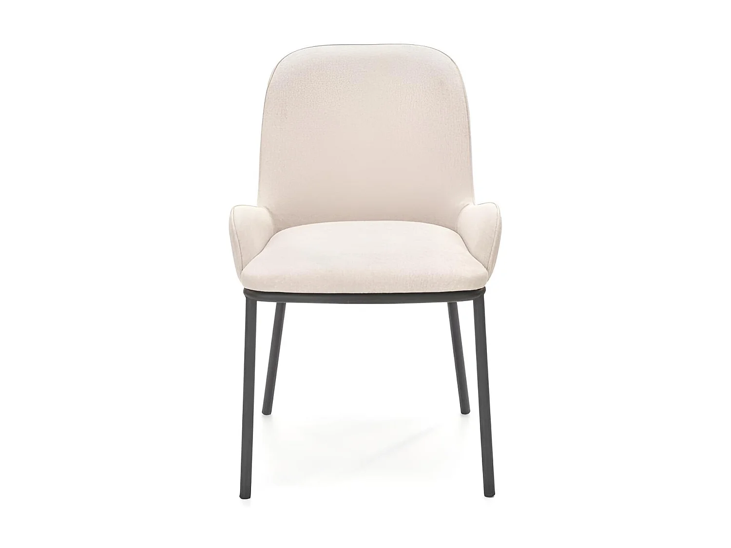 Sedia K481/Rivestimento in tessuto/Beige